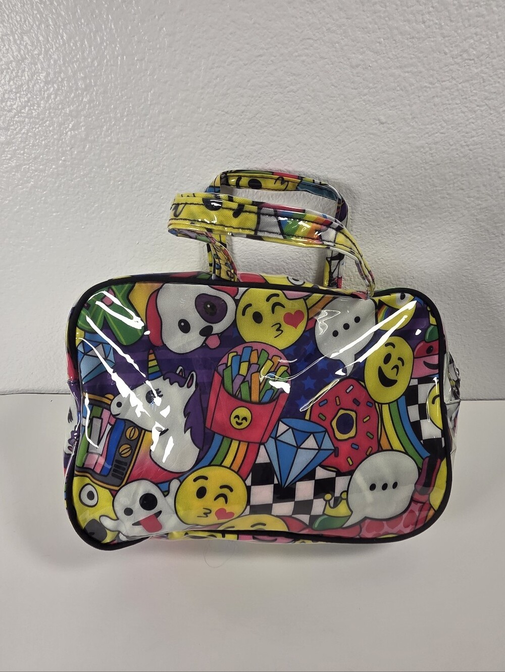 Icecream Multicolor Emoji Travel Handbag